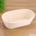 Rattan Oval Bread Fermentation Basket Unbleached Natural Sugar Cane Handmade Proof Basket Dough Bread Baking Kit(21158 cm) - B07FJMXPV6